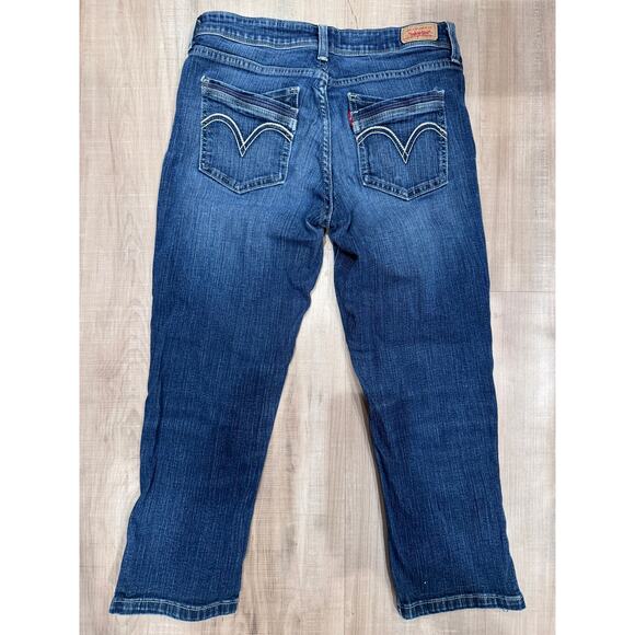 Levi Strauss & Co. 535 Denim Legging Jeans Zipper Hem Medium Wash Womens Size 7M - Picture 10 of 14